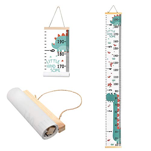Nsiwem Baby Hoogte Groei Grafiek Muur Hoogte Grafiek Groei voor Kids Muur Opknoping Meten Liniaal voor Kids Kwekerij Hoogte Grafiek Verwijderbaar voor Slaapkamer Wanddecoratie