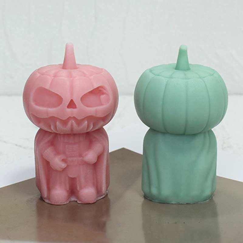 Miniatura 5 de Moldes de silicona con forma de calabaza para hacer velas, resina, velas de aromaterapia, jabón de cera hecho a mano, decoración del hogar,