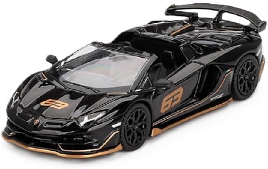 MINI GT LBWアヴェンタドール & Pandem シルビアミニカーセット Amazon.com: Diecast Model Car Compatible with Mini GT 1:64