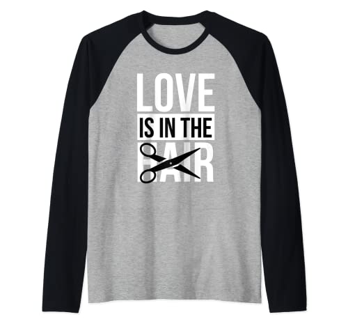 Friseurbedarf - Love is in the Hair Raglan Cover