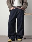 Jeans Baggy pour hommes Hip Hop large jambe Relaxed Fit Vintage pantalons de denim Loose Skate Streetwear Y2K Jeans