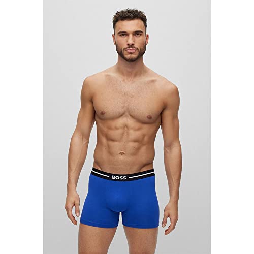 Boss Para Homem. 50489608 Pack 3 Boxers Bold Preto, Azul (L), Homewear, Verde, AlgodãO, SustentáVel - 2