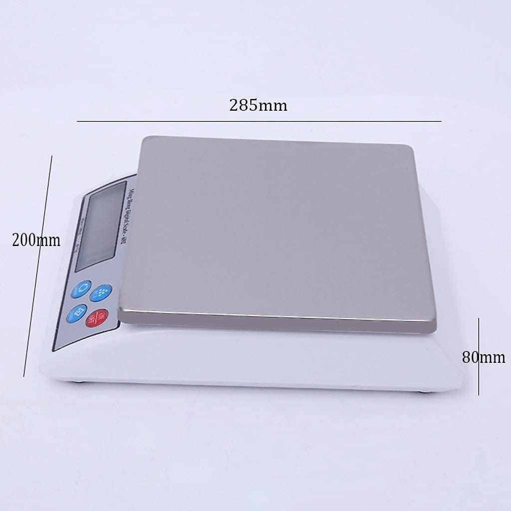 Cyfrowa Waga Kuchenna Elektroniczny Wyświetlacz Lcd Zasilany Bateriami Gospodarstwo Domowe Wysoka Precyzja Dokładność Do 0,01 G Waga Spożywcza Pieczenie Medycyna,30Kg/1G