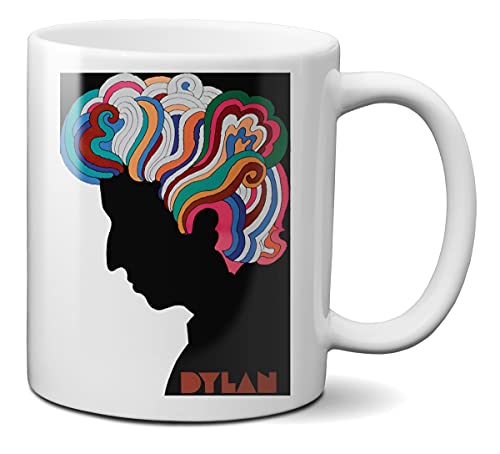 Image of Mugtime (TM) - Bob Dylan Abstract Rock Music Inspired Coffee Tea Ceramic 330ml 11oz Mug Cup