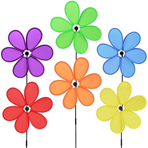 B bangcool Wind Spinners Sunflower Lawn Pinwheels Windmill Party Pinwheel Wind Spinner for Patio Lawn & Garden Cover