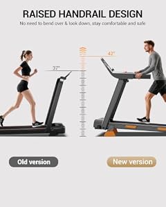 LONTEK 18% Incline Treadmills for Home with Handle Bar (Deep Black) — photo 3 of 6