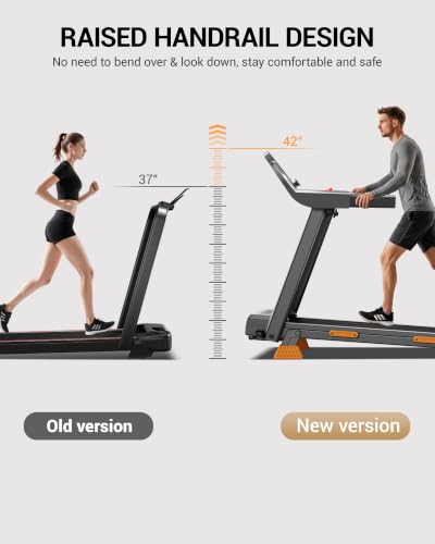 Image of CURSOR FITNESS 16% Incline Treadmills for Home with 3 LED Displays