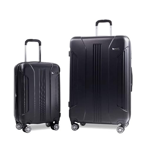 American Green Travel - Denali Hardside Expandable Carry On Checked Luggage with TSA Lock, Spinner Wheels, 2-Piece (30-Inch, 20-Inch) Black American Green Travel - Denali Hardside Expandable Carry On Checked Luggage with TSA Lock, Spinner Wheels, 2-Piece (30-Inch, 20-Inch) Black