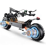 GWEIT Off Road Electric Scooter for Adults, 3000W Dual Motors Dual Suspension, 35 MPH...