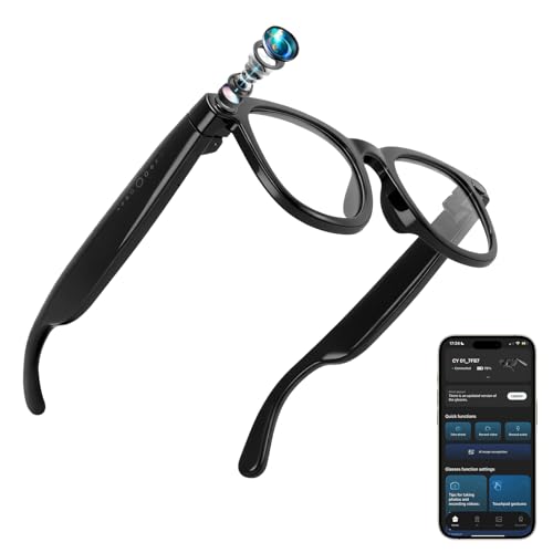 BYHOIY - �J�����t��AI�X�}�[�g�O���X�A800W HD�J���������Y�A1080P�r�f�I�^��T���O���X�A���A���^�C���|��A�����A�V�X�^���g�A���s�p�̃I�[�v���C���[�I�[�f�B�I�B