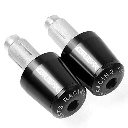 pour Honda CBR1000RR CBR 1000 RR FIREBLADE/SP 2004-2016 2012 2013 2014 2015 Moto CNC Poignées De Guidon Embouts De Barre Capuchon Curseur Moto Curseurs D'extrémité (Couleur : Noir) Cover