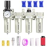 TAILONZ PNEUMATIC Système de séchage à l'air en 4 étapes de 0 à 240 psi 1,27 cm NPT de qua...