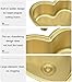 JINGTAO Kitchen Sink Gold Heart Shaped Sink Bar Ready Sink with Square Seven-Way Tap Sink with Soap Dispenser and Water Purifier Tap for Balcony Bar Kitchen (Color : Gold-B, Size : 52 * 48 * 22cm)