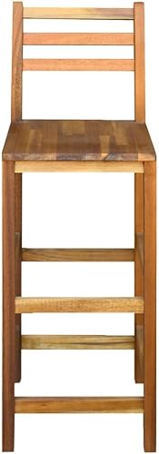 Miniatura 3 de Sillas de bar 2 piezas, taburete de bar de madera, taburete rústico, taburetes de comedor, taburetes para encimera de cocina, muebles de bar, para