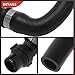 A-Premium Radiator Coolant Hose Compatible with Mercedes-Benz W203 Series C240 2001-2005, C32 AMG 2002-2004, C320 2001-2005, C209 Series CLK320 2003-2005, CLK500 2003-2006, CLK55 AMG 2005-2006