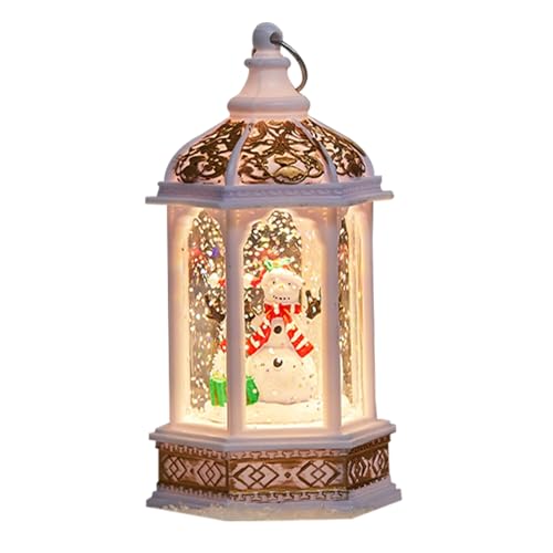 Gkumgwo Weihnachtslaterne,Schneeflocken Funkelnde Wasser Laterne...