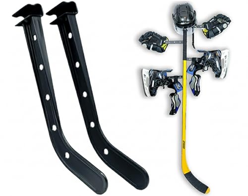 Wraparound Hockey Dry Stick – Portable Hockey Drying Rack for Gloves & Sports Gear – Attaches to Hockey Stick – Hockey Equipment Drying Rack (2-Pack)