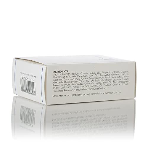 EVERCLEARNOW Microdermabrasion Keratosis Pilaris, Folliculitis & Acne Exfoliating Deep Cleansing Scrub Soap, KP Bump Eraser, Back & Butt Acne Exfoliant, Wash Cleanser - Rough, Bumpy & Dry Skin Gets Rid Of Redness
