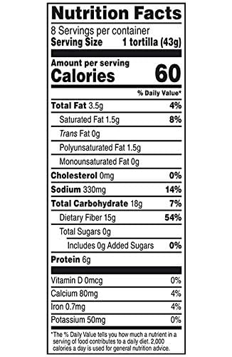 Mission Foods Carb Balance Spinach Herb Tortilla Wraps 8 Count - 2 Packs