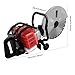 52CC Concrete Cutter Saw, 2-Stroke Gas Powered Disc Cutter/Circular Saw with 13in Blade, Dry & Wet Concrete Cutting Tool for Stone & Masonry Projects, 1.4KW/6500RPM