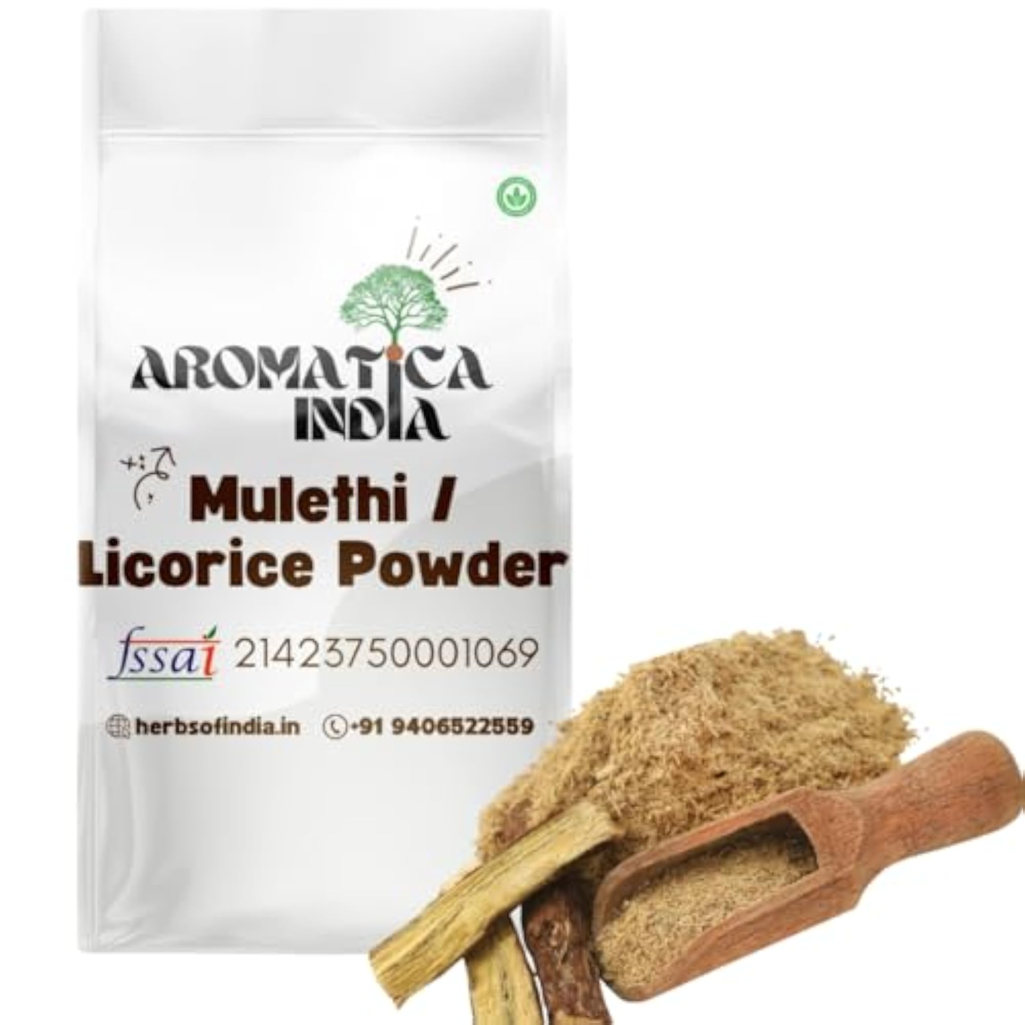 Mulethi Powder Dried Herbal Remedy for Wellness