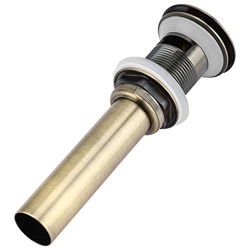Drenaje de latón de alta resistencia G1 1/4" con acabado de bronce superior 4