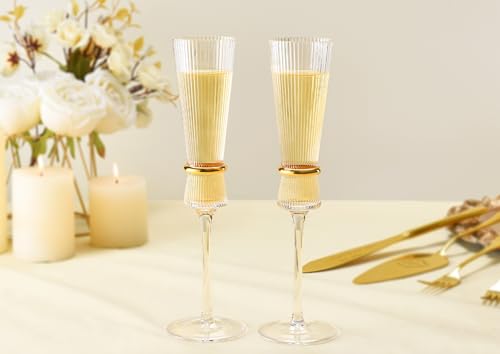 Parihy JB2 Wedding Champagne Flutes Set Of 2 thumb #5