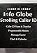Sharper Image Info Globe Scrolling Caller ID