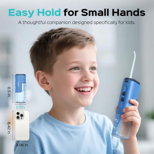 Image of COSLUS T40 Portable Water Flosser for Kids, Compact Mini Design for Ages 6+