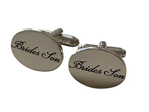 Gemelli da uomo color argento, forma ovale, idea