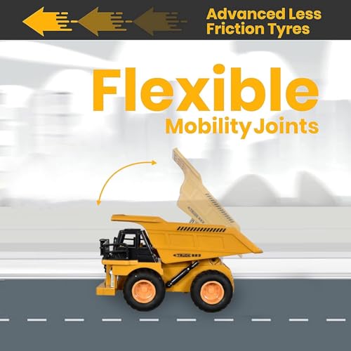 Image of Brand Conquer Mining Truck Dumper Truck Construction Toy Vehicle Realistic Simulation Moveable Part (Dumper)