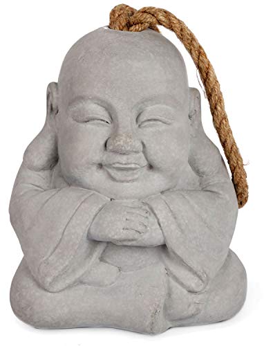 Preisvergleich Produktbild Carousel Home and Gifts Buddha-Türstopper mit Jute-Griff