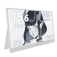 実は貴重なホワイトモデル！ Pixioの15.6型モバイルディスプレイ