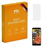 atFoliX Bildschirmfolie kompatibel mit bq Aquaris X Pro Schutzfolie, entspiegelnde & stoßdämpfende FX Folie (3X)