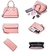 4PCS Women Fashion Handbags Purses Wallet Shoulder Bags Casual Tote Bag Crossbody Bags, Handbag Set Gift for Ladies Girls