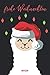 Produktbild Frohe Weihnachten: Notizbuch für Alpaka Liebhaber und Alpaka Züchter / Weihnachten / Weihnachtsgeschenk / Schreibheft / Journal / 120 Seiten / gepunktet / dot grid / A5