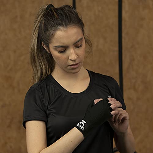 Kit Bandagem Elástica 3 m Muvin com 3 Pares - Com Fechamento em Fecho de Contato e Alça para Polegar