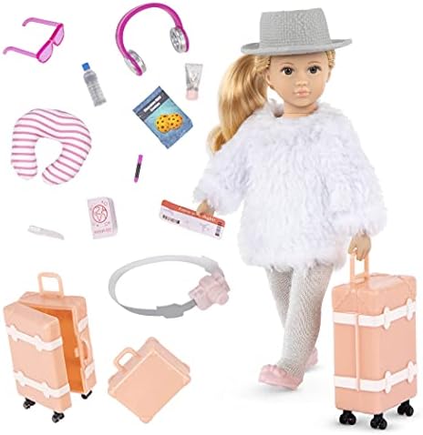 Lori LO31203Z 6" Doll W/Luggage & Accessories, Leighton