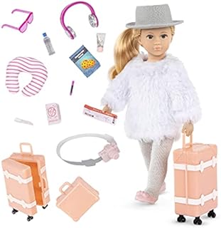 Lori LO31203Z 6" Doll W/Luggage & Accessories, Leighton