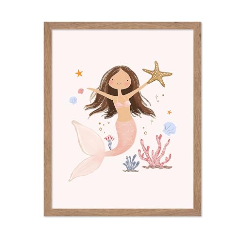 Poster Master Nursery Poster - Mermaid Print - Fairy Tale