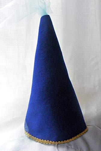 Girls Princess Cone Hat Princess Veil Hat Princess Tulle Hat Dress-Up Play #TOP5