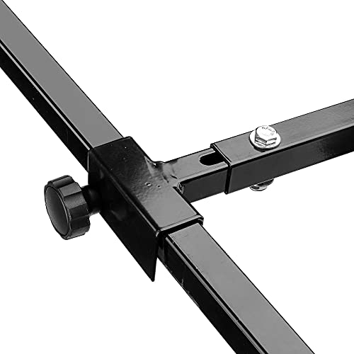 Roykaw Golf Cart Bag Holder Bracket Attachment For Rear Seat - Fits Ezgo Club Car Yamaha - No Drilling Required/Easy Disassemble Design #TOP2