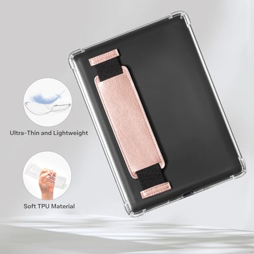 Image of iDLEHANDS 7 inch Clear Case,not for iPad(A260722) | Ultra Slim Lightweight Soft Transparent TPU Cover, Built-in Hand Strap