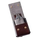 QWATCHBANDS Watch Pouch & Case For Travelling - Portable Travel Watch Cases - Travel Watch Bag and S