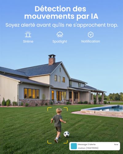 ieGeek 24/7 Enregistrement AOV Camera Surveillance WiFi Exterieure sans Fil – vue 6