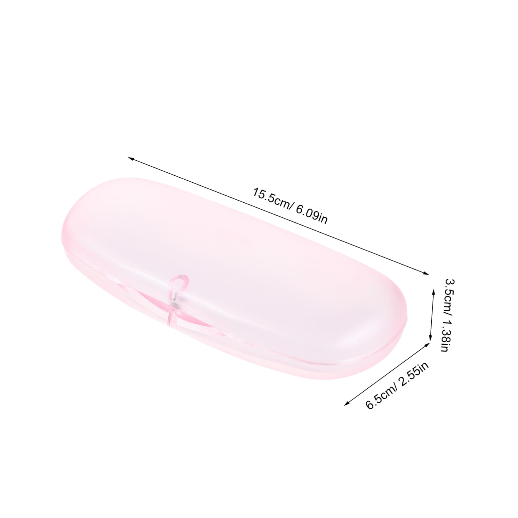 10pezzi Scatola Porta Occhiali Trasparente Robusta in Custodia Protettiva Organizzatore Portatile per Occhiali da Sole da Donna e Uomo per Viaggi