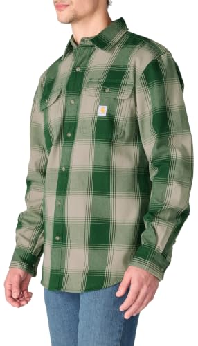 Image of Carhartt Men's Hubbard Loose Ls Plaid Shirt