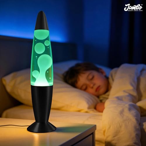 JAMBO 16" LED 17-Color Changing Motion Lamp with Remote, LED Light for Kids Teens and Adults, Night Light Nightlight, Relaxing Magma Lamp for Bedroom Living Room Office Kitchen, Home Decor by JAMBO - Image 6