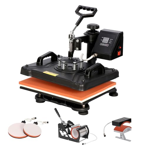 SUPER DEAL 5 in 1 Heat Press Machine, 12