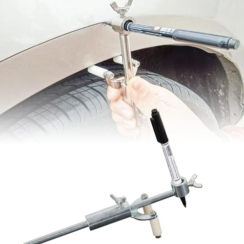 Japelessor Automotive Sheet Metal Dent Repair Tools, Car Wheel Eyebrow Rib Line Shaping, Car Wheel Eyebrow Parallel Scriber Sheet Metal Dent Repairing Tool